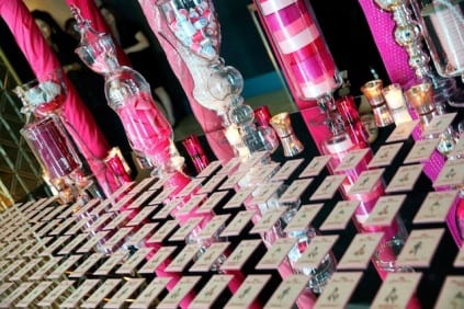 Beautiful Blooms fashionable travel place cards e1359081508810 - Mitzvah