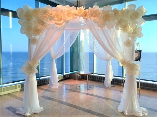 Foam Flower Canopy 1 - Ceremonies