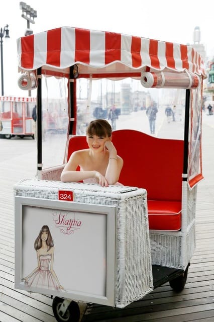 Mitzvah rolling chair picture shayna 1 - Mitzvah