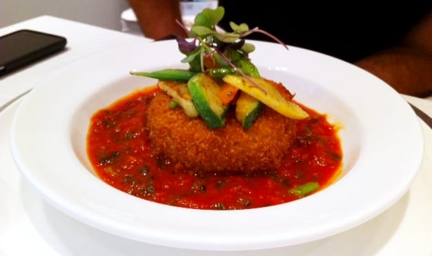 9 Risotto Cake - Entrees