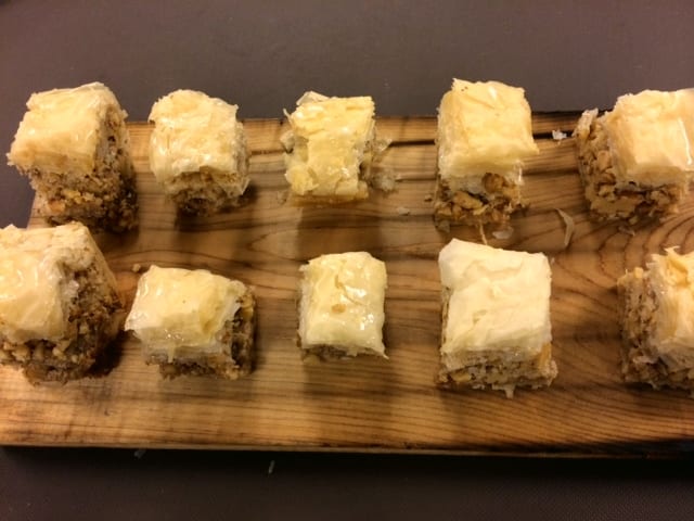Baklavah - Butlered Desserts
