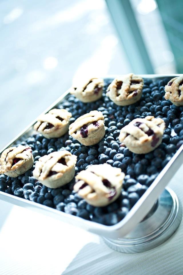 Blueberry Pies - Butlered Desserts