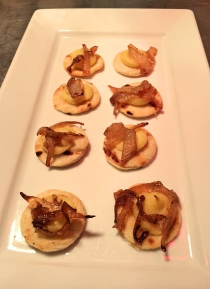 Carmalized Onion Pizzas - Butlered Hors d'oeuvres