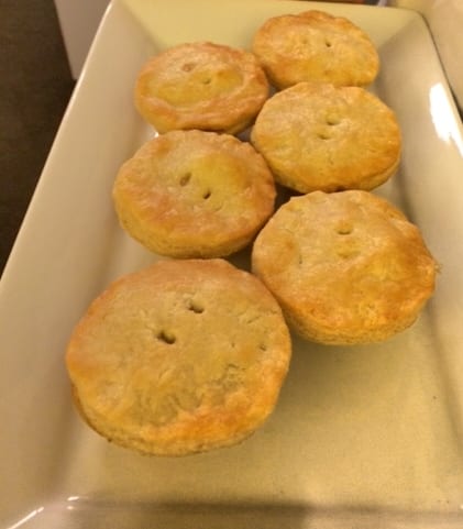 Chicken Pot Pies - Butlered Hors d'oeuvres