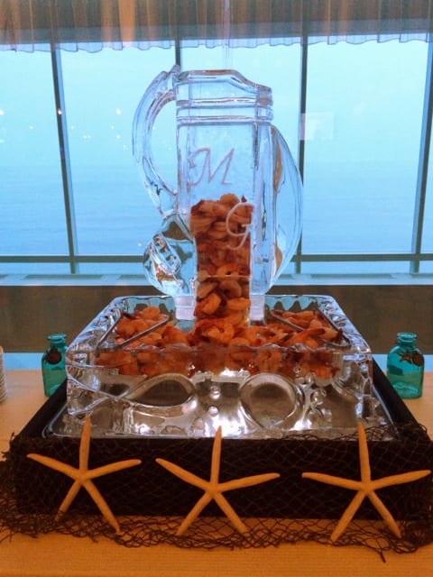Golf Bag Shrimp Luge  - Stations