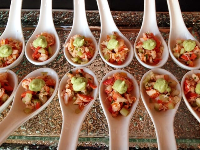 Lobster Salad on Asian Spoons - Butlered Hors d'oeuvres