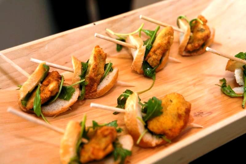 Oyster Poboys - Butlered Hors d'oeuvres