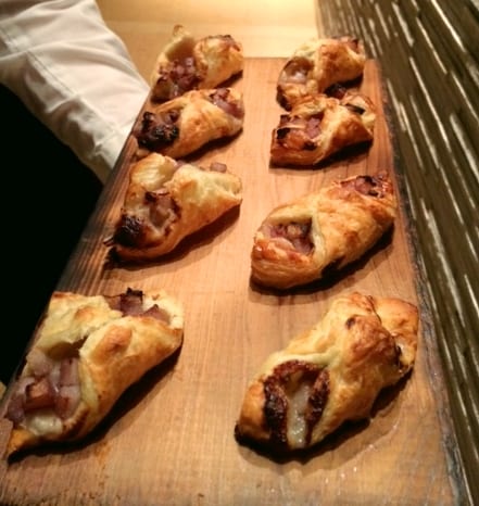 Roasted Pears and Gorgonzola Cheese in Puff Pastry - Butlered Hors d'oeuvres