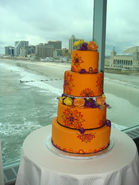 Wedding Cake with a View - Wedding Cake