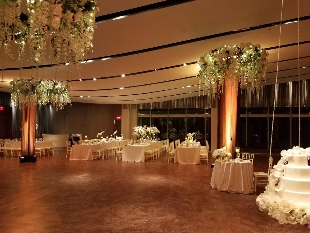 Hanging Floral Chandaliers 2 - Receptions