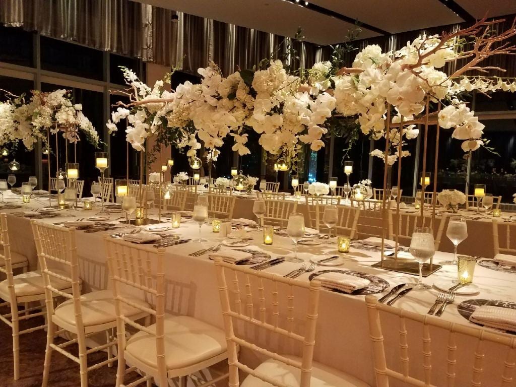 Long table High Centerpieces - Details