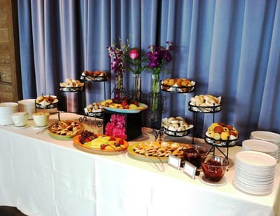 Catering Breakfast pastry and fruit display - Catering