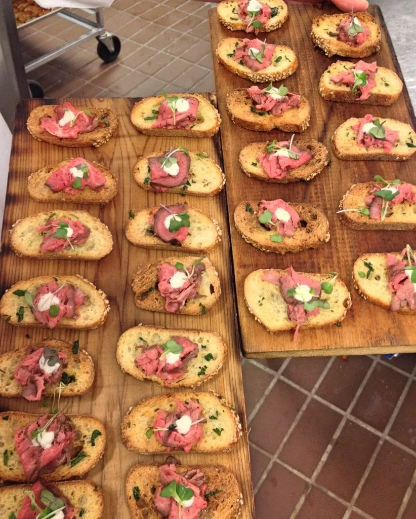 Beef Carparccio 822x1024 - Butlered Hors d'oeuvres