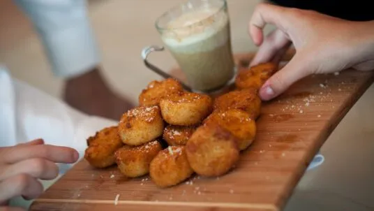 Risotto Balls with Mushroom Basil Dip 536x302 - Cuisine